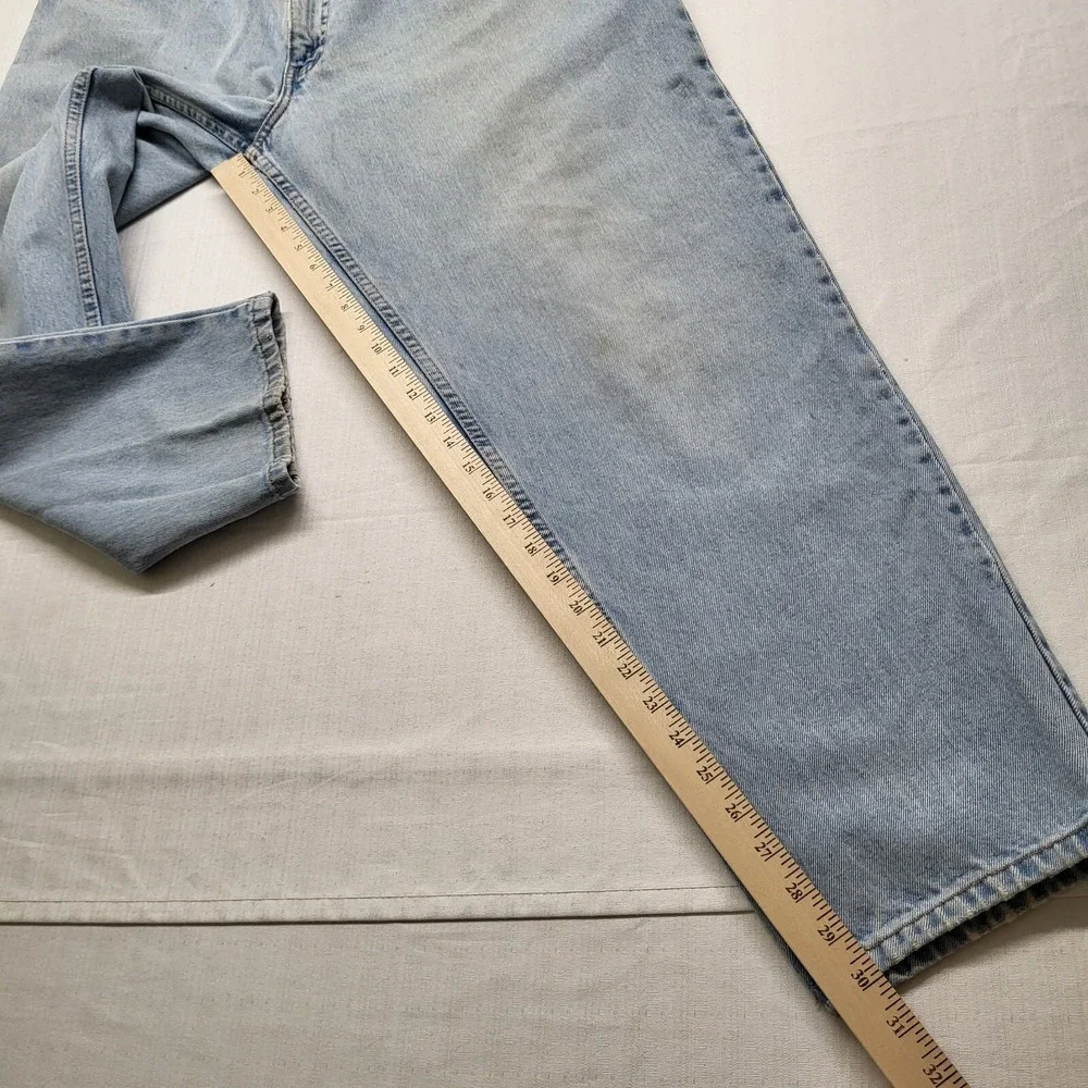 VTG Levis Jeans 560 Mens 36/30 Loose Fit Tapered Blue Light Wash 90s Y2K Baggy